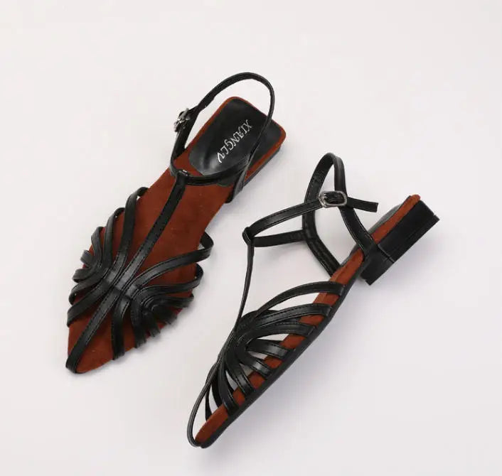 The Valentina T-Strap Sandals