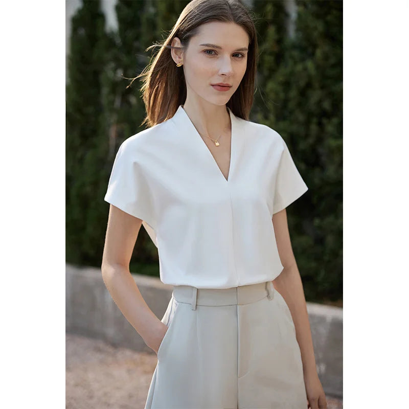 Clara V-Neck Essential Tee