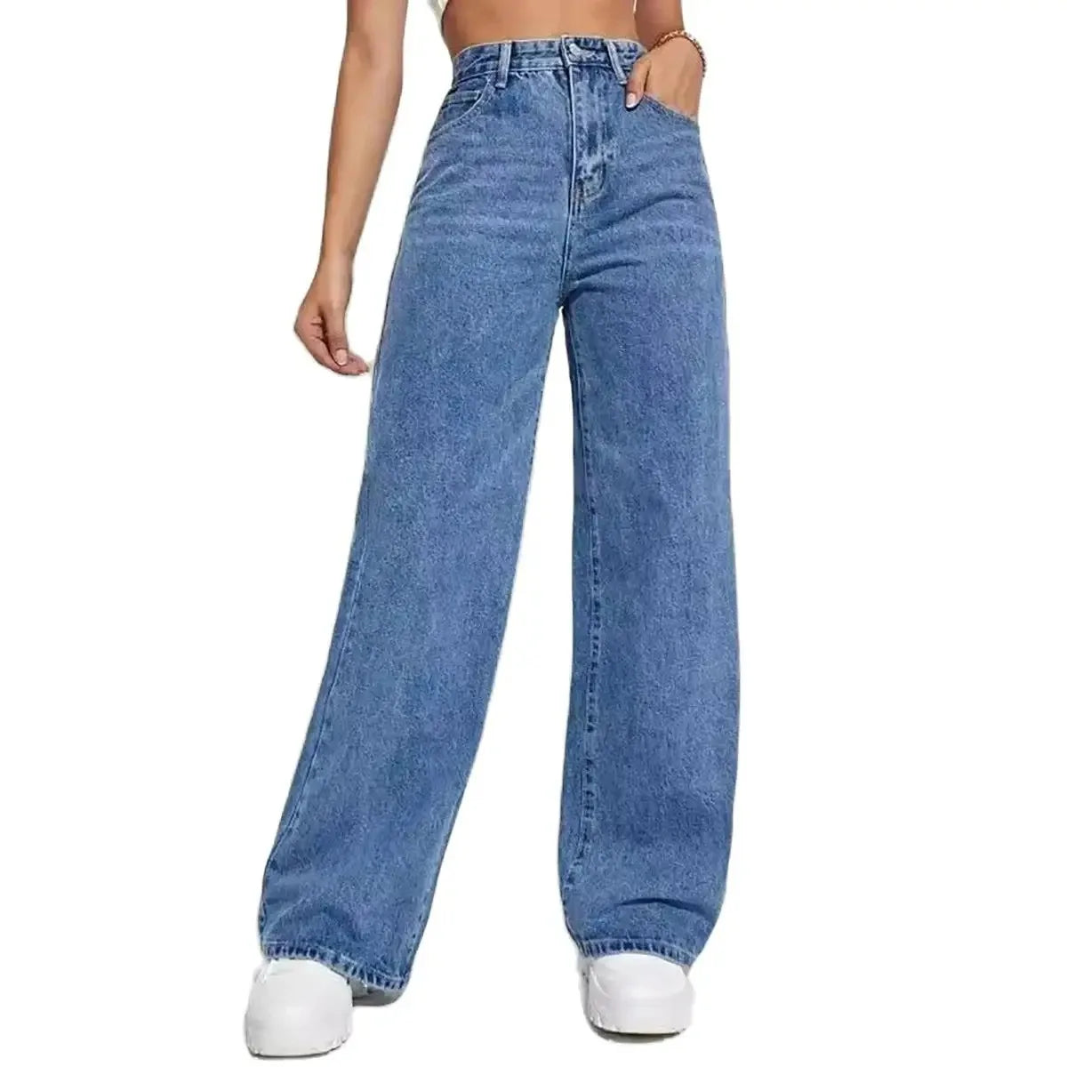 High Waist Baggy Jeans