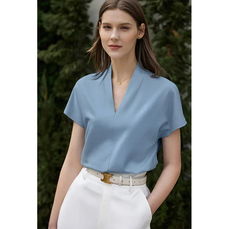 Clara Essential V-Neck Tee
