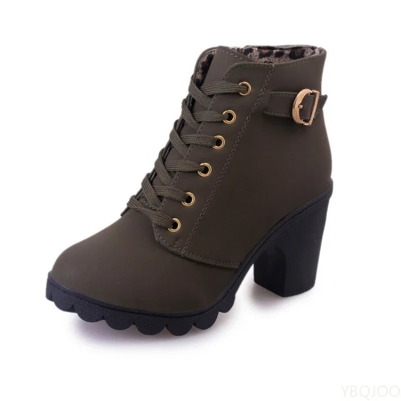 Rowan Lace-Up Ankle Boots