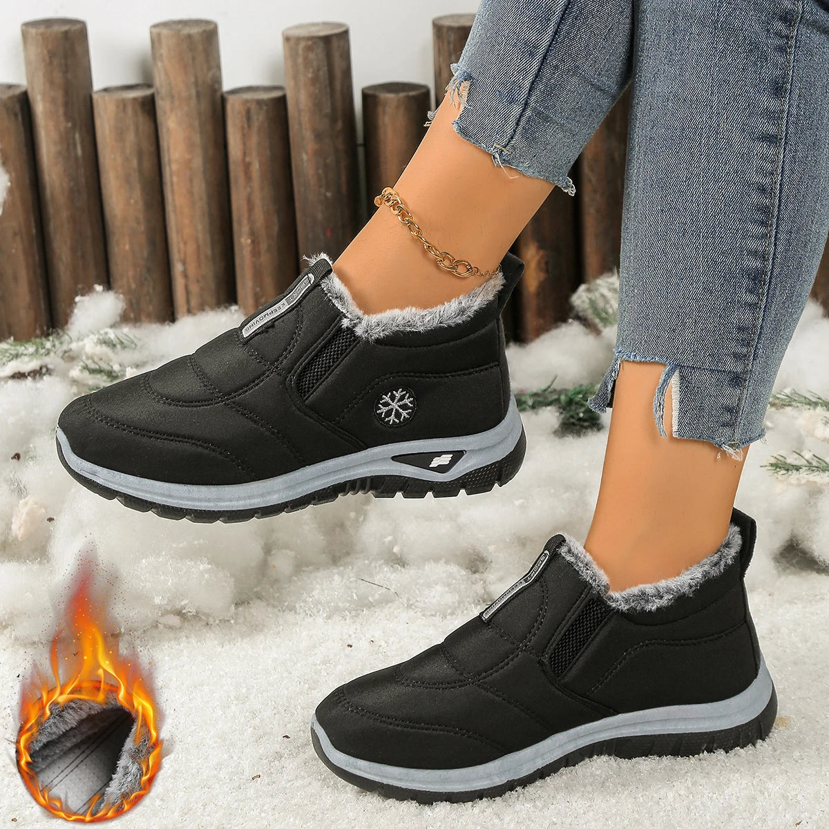 Harper Fur-Lined Winter Shoes