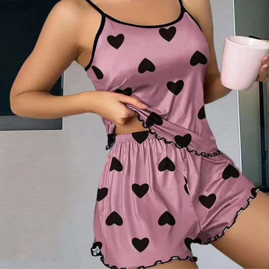 SweetBlush Hearts Pajama Set
