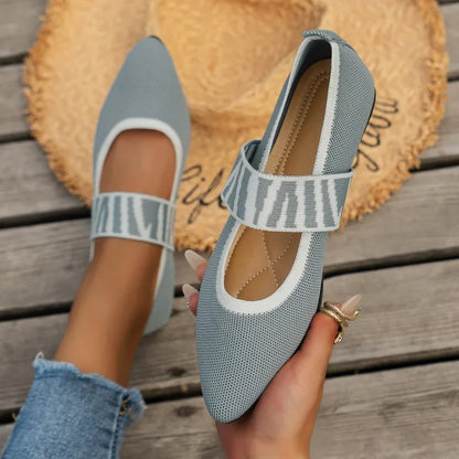 Woven Pointed Loafers