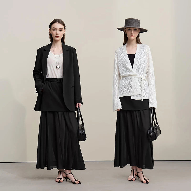 Emilia Chiffon Maxi Skirt