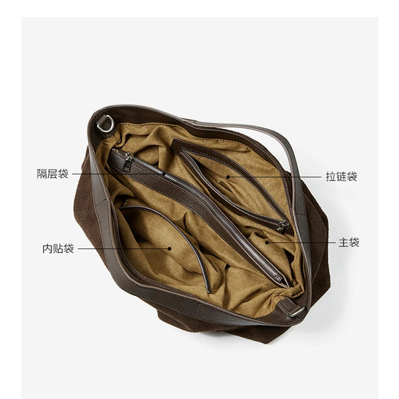 Savannah Suede Hobo