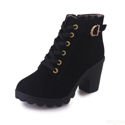 Rowan Lace-Up Ankle Boots