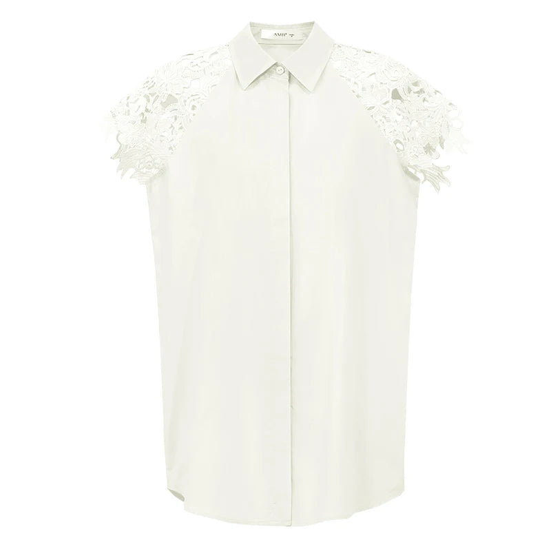 Vivienne Lace Cotton Blouse