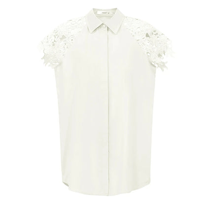 Vivienne Lace Cotton Blouse