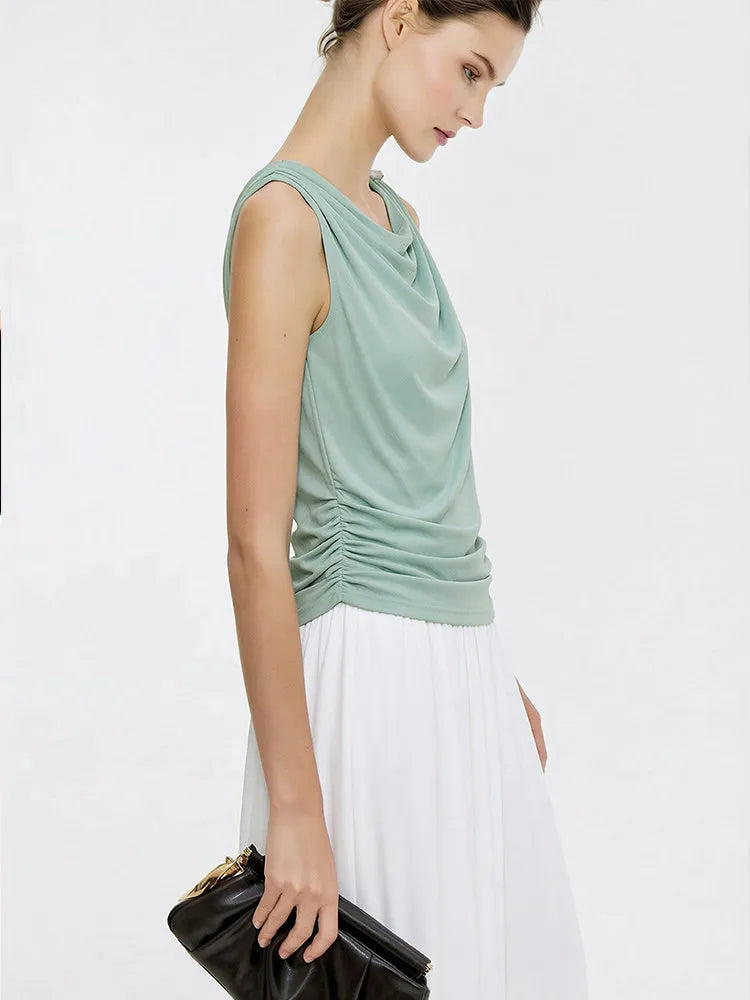 Sophia Draped Tank Top