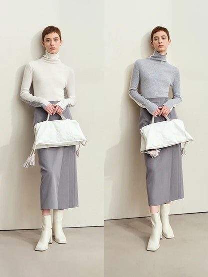Sophie Colorblock Turtleneck