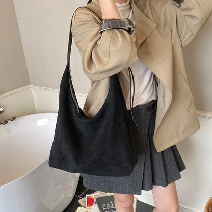 Sierra Suede Hobo Bag