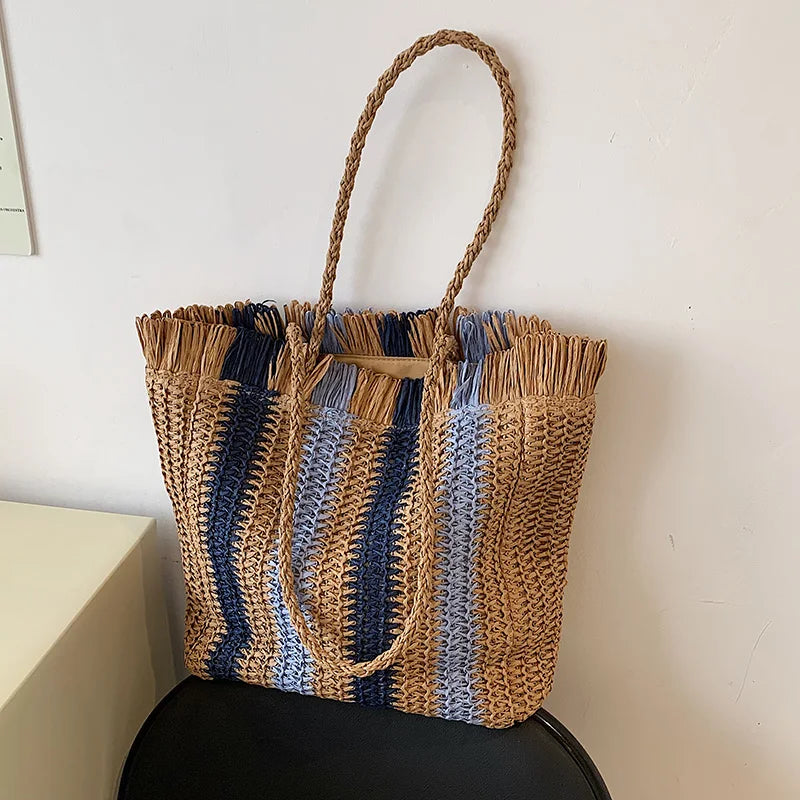 Coastal Stripe Tote