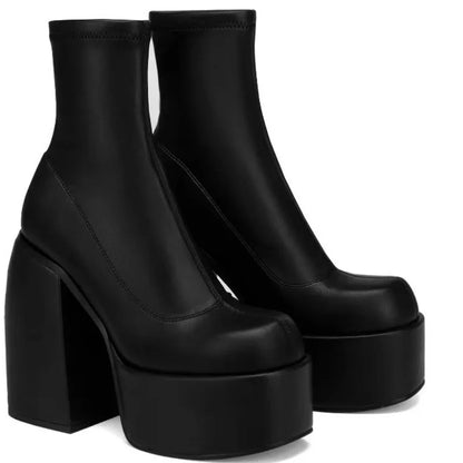 Milan Platform Ankle Boots