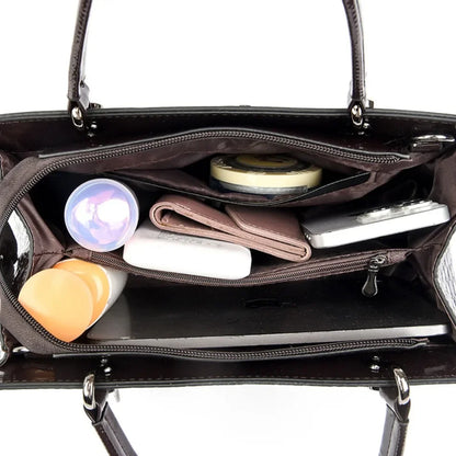 Seraphina Croc Tote