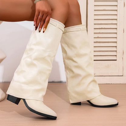 Knee-High Riding Boots