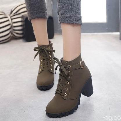Rowan Lace-Up Ankle Boots