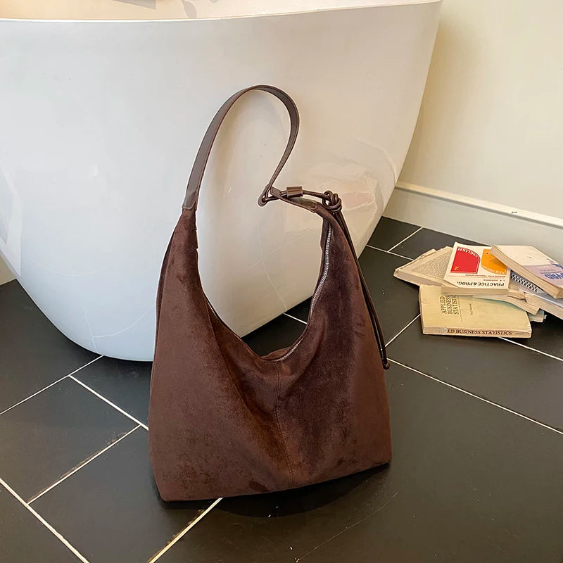 Sierra Suede Hobo Bag
