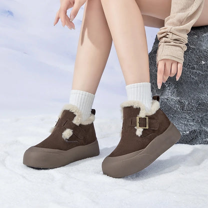 Elara Suede Snow Boots