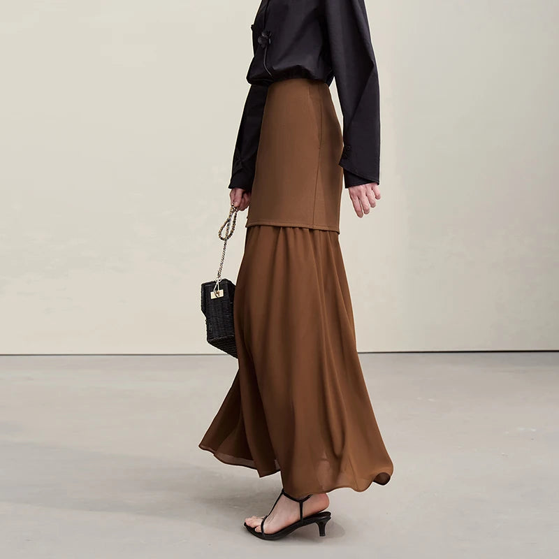 Emilia Chiffon Maxi Skirt