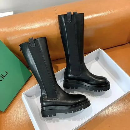 Blair Platform Knee-High Boots