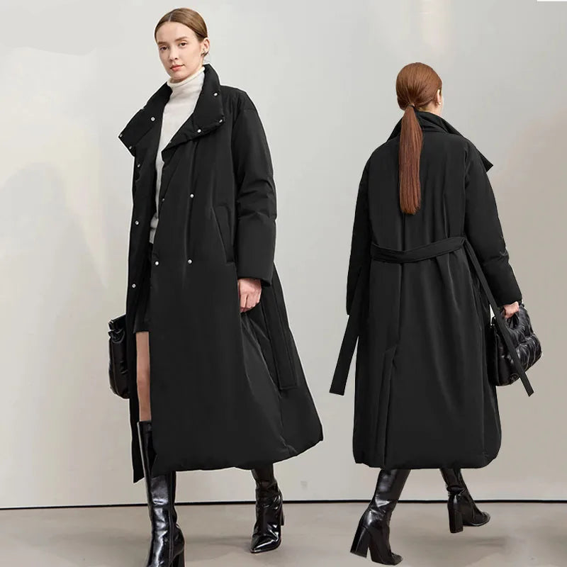 Victoria Belted Down Coat
