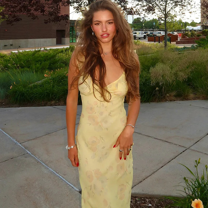 Amélie Floral Maxi Dress