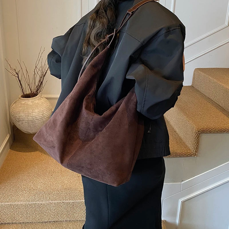 Sierra Suede Hobo Bag