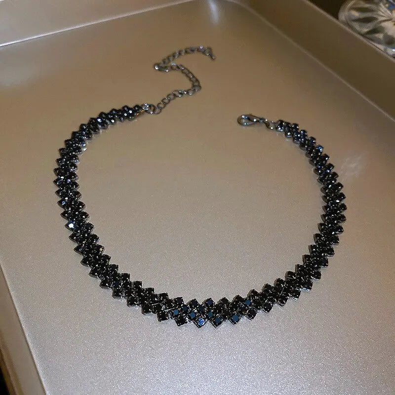 Roselle Crystal Choker
