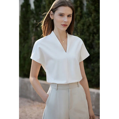 Clara V-Neck Essential Tee