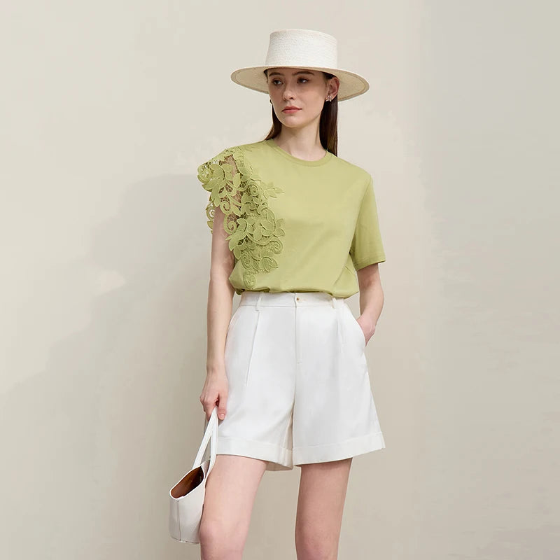 Emilia Lace Tee
