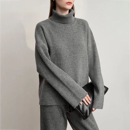 Ava Turtleneck Knit Set