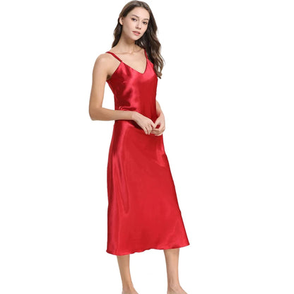 Luna Satin Slip Nightdress