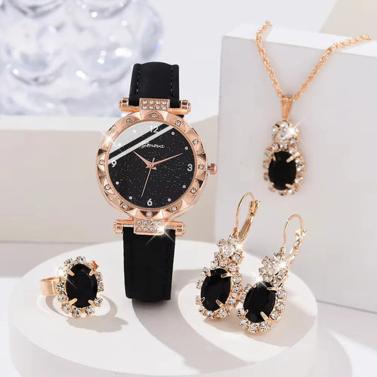 Elira Crystal Watch Set