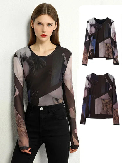 Elara Mesh Top