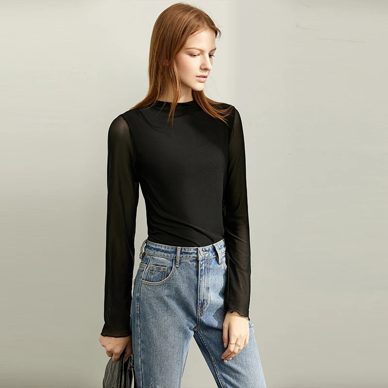 Elodie Mock Neck Top