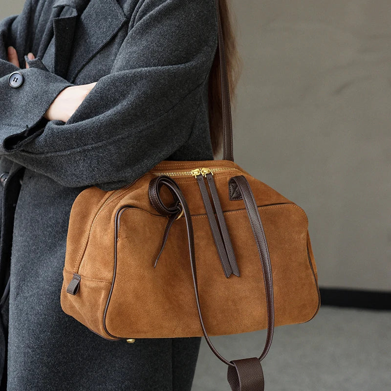 Hudson Suede Tote