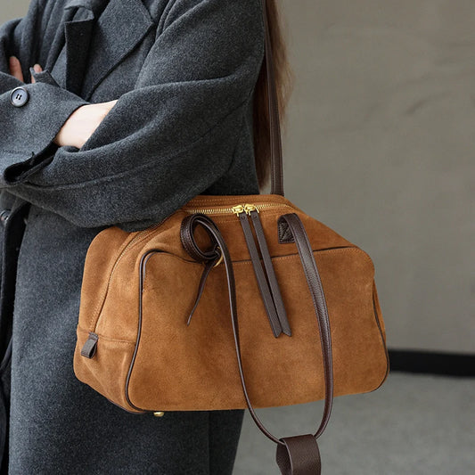Hudson Suede Tote