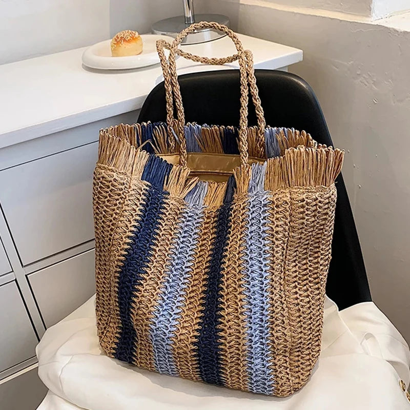 Coastal Stripe Tote