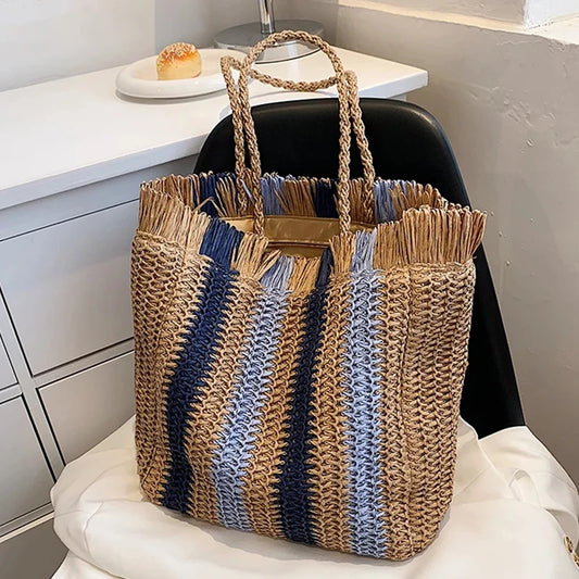 Coastal Stripe Tote