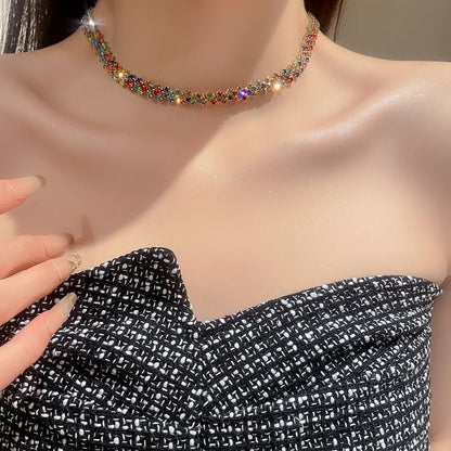 Roselle Crystal Choker