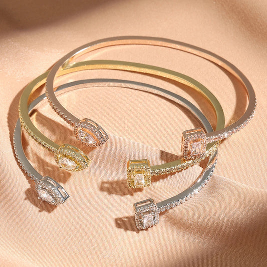 Aurelia Crystal Cuff Bracelet