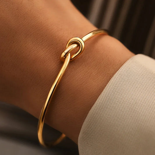 Aurelia Knot Cuff Bracelet