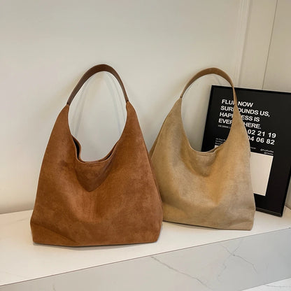 Veloura Suede Tote Bag Set