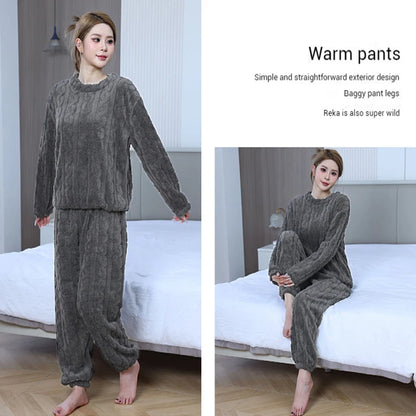 CozyCloud Plush Pajama Set