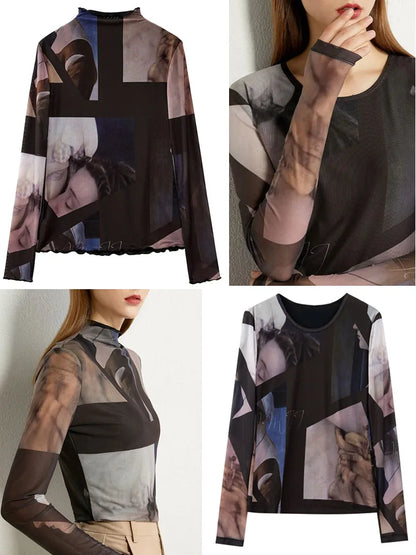 Elara Mesh Top