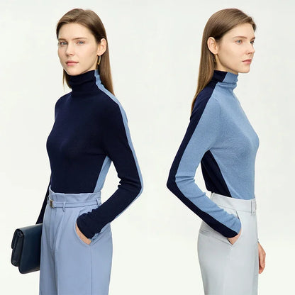 Sophie Colorblock Turtleneck