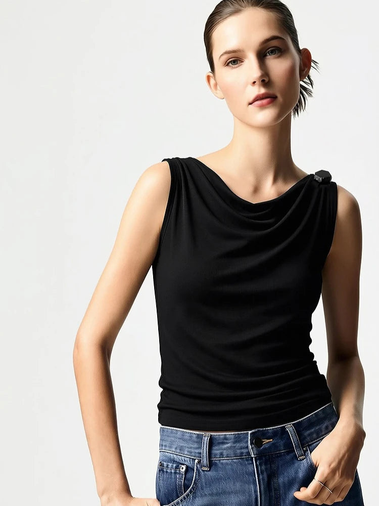 Sophia Draped Tank Top