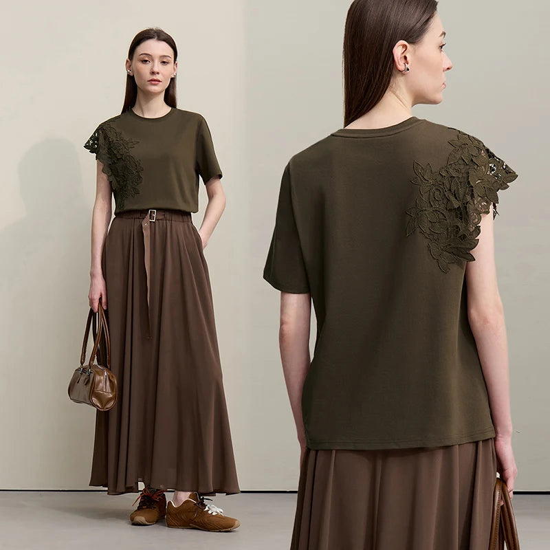 Emilia Lace Tee
