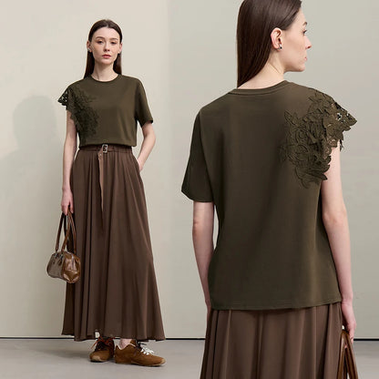 Emilia Lace Tee